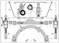 Cedima P-12500 монтажный комплект