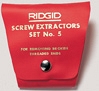 Футляр комплекта экстракторов болтов RIDGID 5