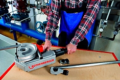 Использование электрического трубогиба Rothenberger Robend 3000 Set 1/2"-5/8"-3/4"-7/8"