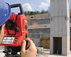 Использование тахеометра Hilti POS 18