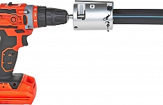 Использование устройства для снятия оксидного слоя с полиэтиленовых труб Gas Fusion УСО-140