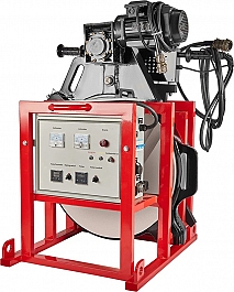 Нагреватель, торцеватель, электрощит в боксе гидравлического стыкового сварочного аппарата для пнд труб Gas Fusion Red-1000 Нагреватель, торцеватель, электрощит в боксе гидравлического стыкового сварочного аппарата для пнд труб Gas Fusion Red-1000