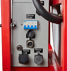 Разъемы электрощита гидравлического стыкового сварочного аппарата для пнд труб Gas Fusion Red-400 (220 V)