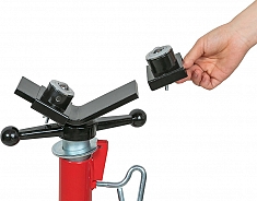 Установка насадок V-образной двухроликовой складной регулируемой опоры для труб Remmers Atlant 1/8-12 Установка насадок V-образной двухроликовой складной регулируемой опоры для труб Remmers Atlant 1/8-12